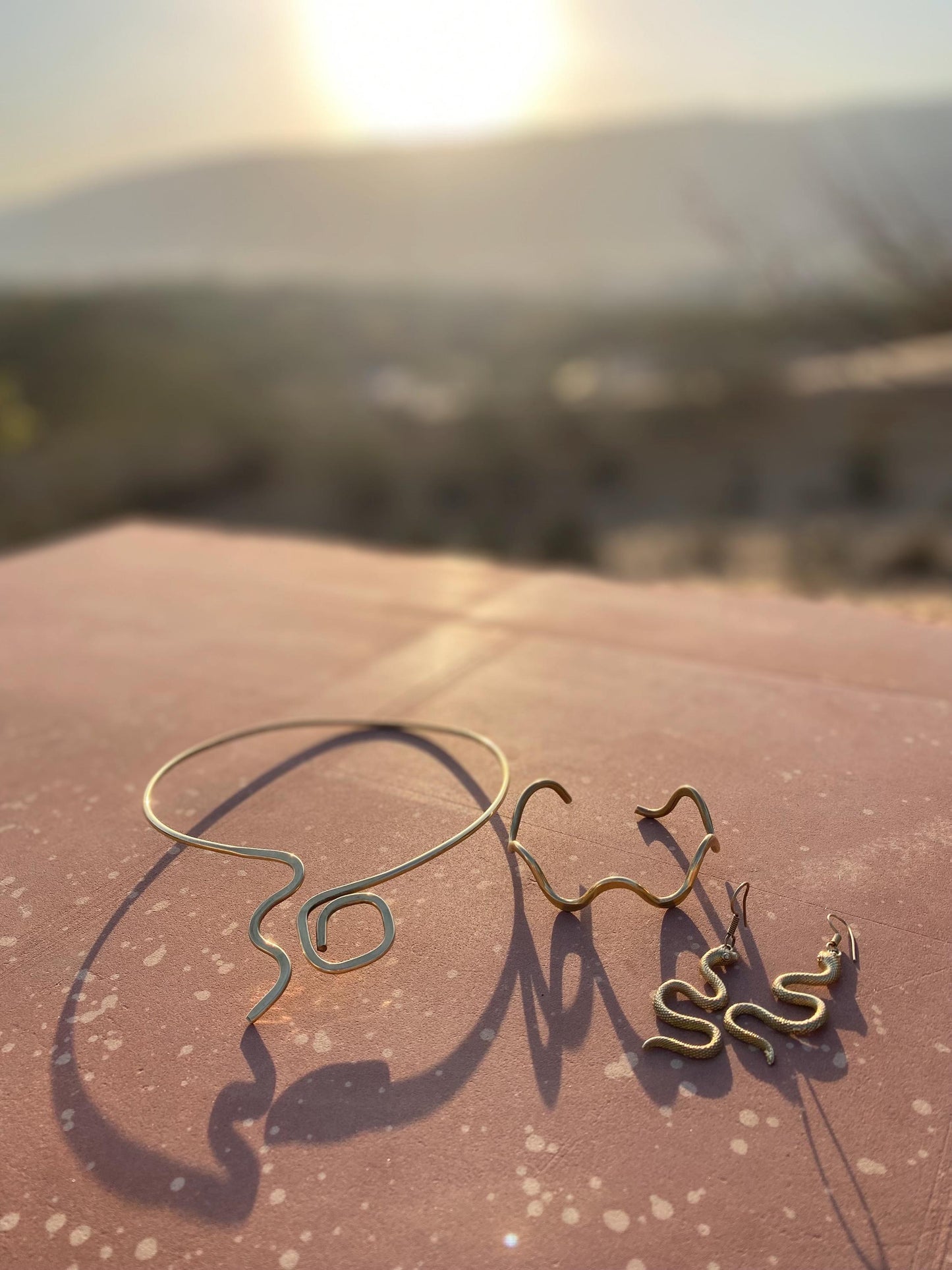 Cobra Flow Cuff Bracelet – Handcrafted Brass Snake Bangle - Bold Contemporary Jewellery - Snake Bracelet Year of the Snake jewellery