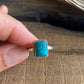 Turquoise Square Silver Ring
