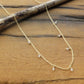 Gold Dainty Moonstone Necklace