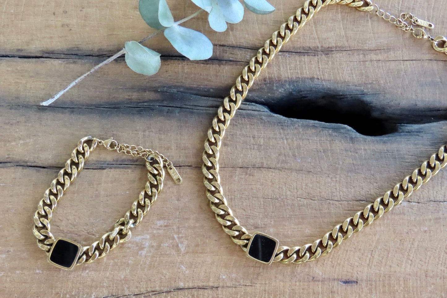 Havana Chain Gold Bracelet
