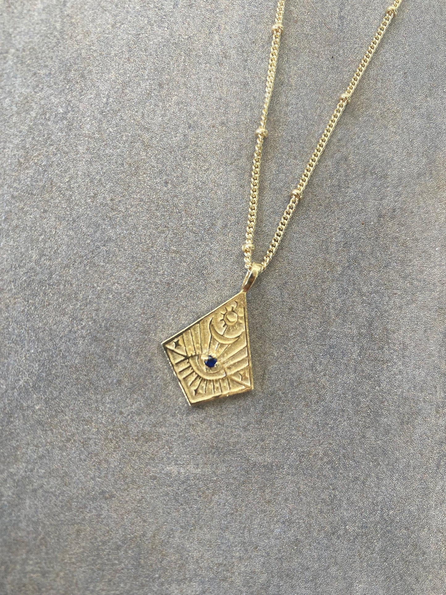 GAIA Gold Vermeil Celestial Necklace