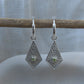 Terra Silver Celestial Earrings Huggies