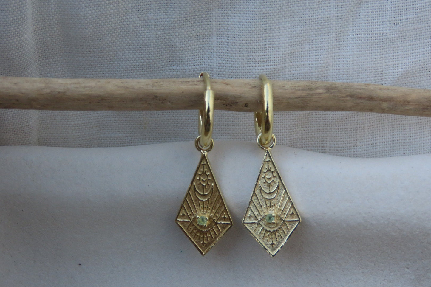 Terra Gold Gold Huggies Earrings