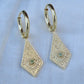 Terra Gold Gold Huggies Earrings