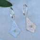 Terra Silver Celestial Earrings Huggies