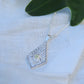 Silver Sun, Moon & Eye Necklace, Terra Silver Necklace,  Egyptian inspired Pendant, Peridot Jewellery, Eye of Ra Eye Of Horus Necklace