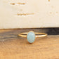 Aquamarine Gold Ring