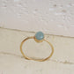 Aquamarine Gold Ring