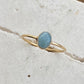 Aquamarine Gold Ring