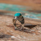 Turquoise Bohemian Silver Ring