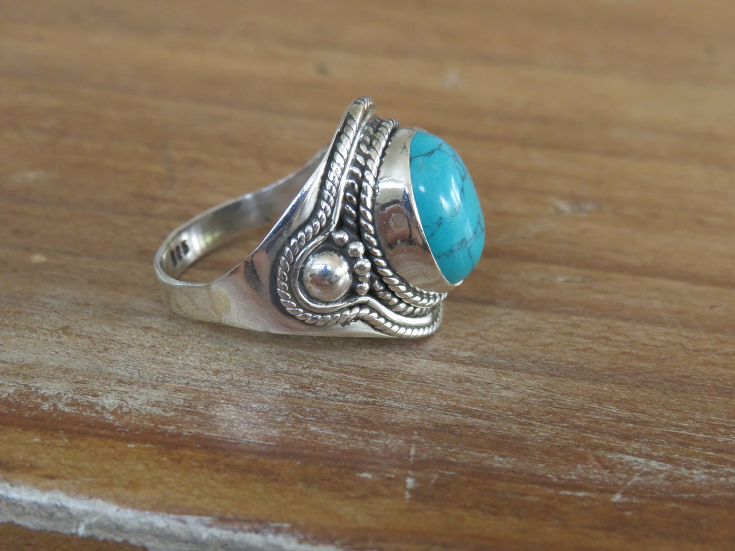 Turquoise Maresia Silver Ring