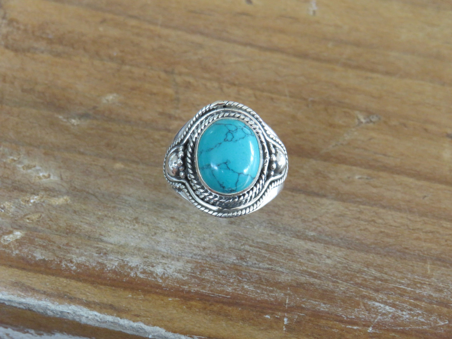 Turquoise Maresia Silver Ring