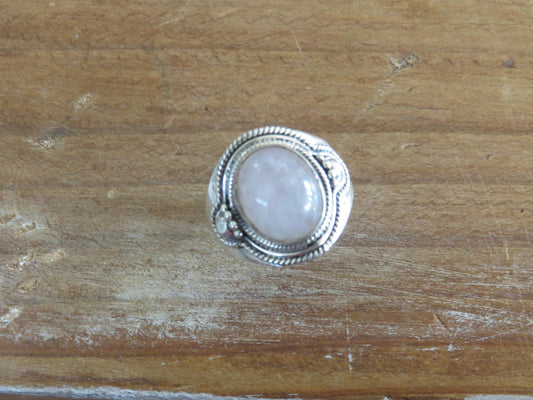 Rose Quartz Shakti Silver Silver