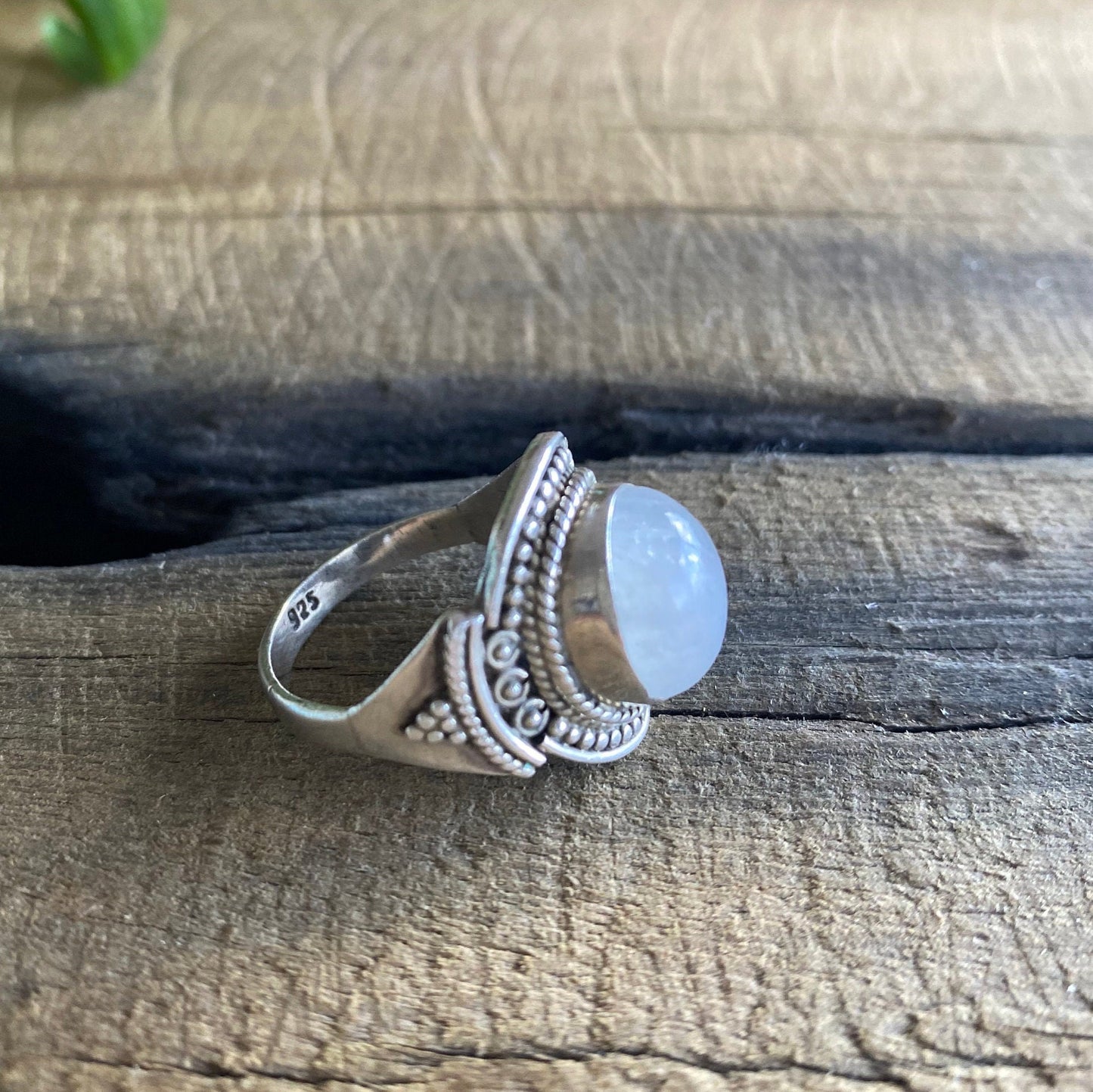 Moonstone Wanderlust Silver Ring