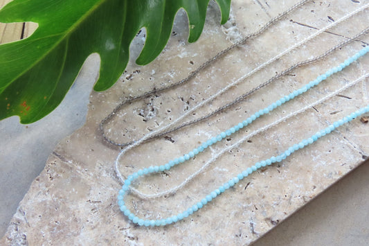 Natural Crystal Beaded Necklace